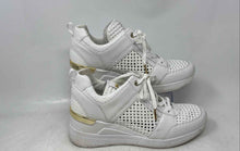 Load image into Gallery viewer, Michael Kors Womens White Leather Lace-Up Mid Top Sneaker Shoes Size 10M
