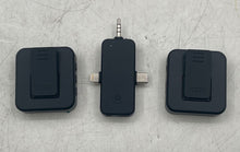 Load image into Gallery viewer, PQRQP Mini Mic Black Dual Transmitter Receiver Wireless Microphone Not Tested
