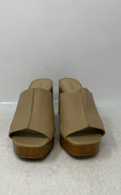 Load image into Gallery viewer, Michael Kors Womens Beige Open Toe Slip-On Block Heel Slide Sandals Size 7.5M
