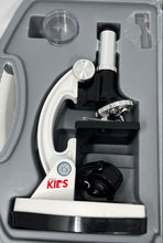Load image into Gallery viewer, AmScope 1200X Educational Science Kit Black White Kids 48 Piece Microscope Set
