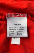 Load image into Gallery viewer, Lacoste Mens Red Cotton Short Sleeve V-Neck Regular Fit Pullover T-Shirt Size S
