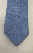 Load image into Gallery viewer, Nordstrom Mens Blue Paisley Print Silk Adjustable Pointed Tie One Size
