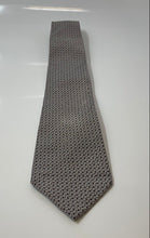 Load image into Gallery viewer, Polo By Ralph Lauren Mens Gray Printed Bar Track Adjustable Pointed Tie
