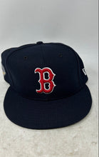 Load image into Gallery viewer, New Era 59Fifty Mens Black MLB Boston Red Sox Baseball Cap Size 7 1/4
