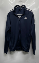 Load image into Gallery viewer, Adidas Womens Essentials 3-Stripes Tricot Dark Blue Full-Zip Track Jacket Size M
