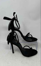 Load image into Gallery viewer, Schutz Womens Black Open Toe Buckle Stiletto Ankle Strap Heels Size 8B
