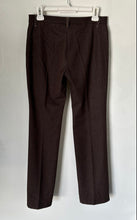 Load image into Gallery viewer, Vertigo Paris Womens Brown Flat Front High-Rise Straight -Leg Dress Pants Size 6
