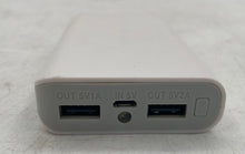 Load image into Gallery viewer, White Portable Charging Battery Power Bank With Two USB Output Ports
