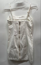Load image into Gallery viewer, Guess Womens White Denim Sleeveless Chain Strap Back Zip Mini Dress Size XS
