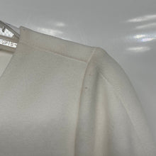 Load image into Gallery viewer, Calvin Klein Womens Off White Round Neck Bell Sleeve Sheath Dress Sz 12 w/ Tags
