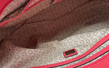 Load image into Gallery viewer, Guess Womens Pink Logo Embossed Shoulder Strap Large Tote Bag With Tags
