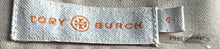 Load image into Gallery viewer, Tory Burch Womens Cream Pockets Flat Front Side Zip Cropped Pants Size 6
