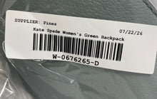 Load image into Gallery viewer, Kate Spade New York Womens Grove Street Sammi Green Top Handle Backpack
