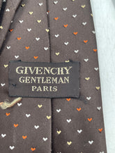 Load image into Gallery viewer, Givenchy Mens Brown Geometric Print Adjustable Long Formal Designer Tie
