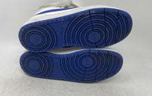 Load image into Gallery viewer, Nike Kids Court Borough Mid 2 CD7782-113 White Blue Sneaker Shoes Size 4Y
