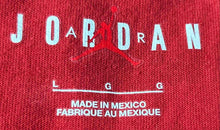 Load image into Gallery viewer, Air Jordan Mens Red Short Sleeve Crew Neck Pullover T-Shirt Size Large
