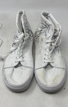 Load image into Gallery viewer, Vans Mens Sk8-Hi Off The Wall White Black Lace-Up Sneaker Shoes Size 12
