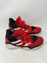 Load image into Gallery viewer, Adidas Mens Harden Stepback EG2768 Red Black White Sneaker Shoes Size 10.5
