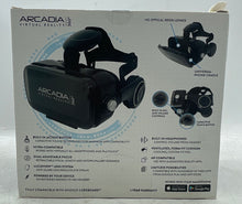 Load image into Gallery viewer, Arcadia Black 360 View Built-In Headphones Smartphone Virtual Reality Headset
