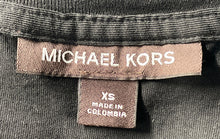 Load image into Gallery viewer, Michael Kors Womens Black Crew Neck Short Sleeve Pullover T-Shirt Size XS
