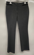 Load image into Gallery viewer, 7th Avenue Design Studio Womens Gray Flat Front Straight Leg Dress Pants Size 6P
