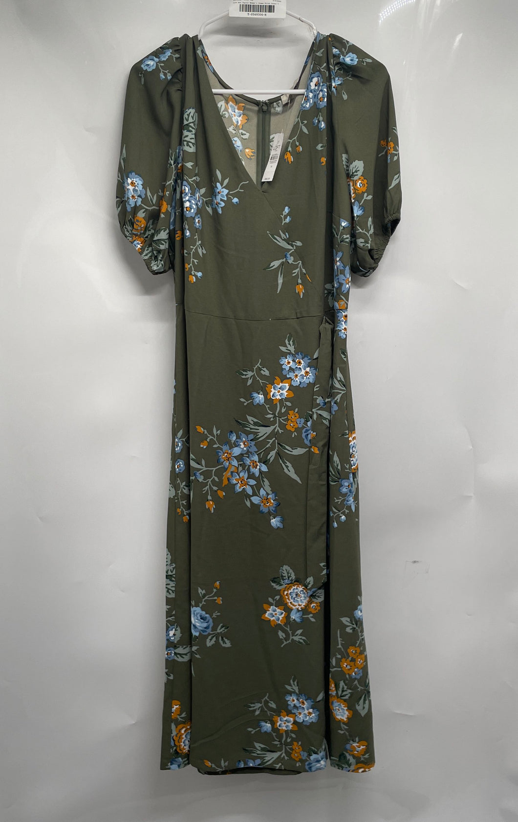 loft green floral dress msnafashion on LTK