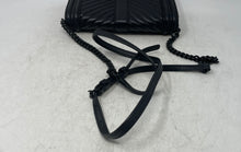 Load image into Gallery viewer, Rebecca Minkoff Womens Black Chevron Quilted Leather Turnlock Love Crossbody Bag
