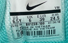 Load image into Gallery viewer, Nike Kids Air Max Plus GS BV1239-100 Light Aqua Sneaker Shoes Size 6.5Y
