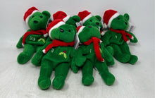 Load image into Gallery viewer, Set Of 6 Pcs Salvino's Bamm Beano's 1998 Christmas Bears Plush Toys With Tags
