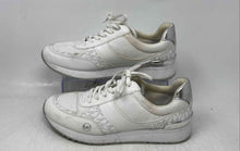 Load image into Gallery viewer, Michael Kors Womens White And Silver Low Top Lace-Up Sneakers Shoes Size 8M
