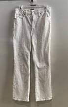 Load image into Gallery viewer, J. Crew Womens White Denim Light Wash High-Rise Flare Cropped Jeans Pants Sz 28
