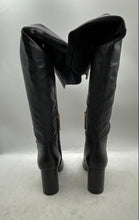 Load image into Gallery viewer, Louise Et Cie Womens Black Leather Over The Knee Riding Boots Size 7 M

