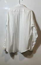 Load image into Gallery viewer, Calvin Klein Mens White Steel+ Slim Fit Stretch Wrinkle Free Dress Shirt Size L
