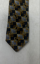 Load image into Gallery viewer, Oscar De La Renta Mens Multicolor Geometric Print Silk Adjustable Designer Tie
