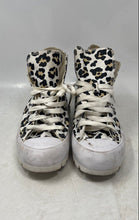 Load image into Gallery viewer, Converse Womens CTAS Lugged High White Black Brown Animal Print Sneakers Shoes 9
