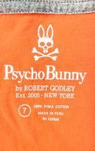 Load image into Gallery viewer, Psycho Bunny By Robert Godley Mens Orange Short Sleeve Pullover T-Shirt Size 7
