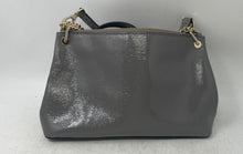 Load image into Gallery viewer, Kate Spade New York Womens River Place Bixby Gray Leather Zip Crossbody Handbag
