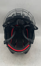 Load image into Gallery viewer, CCM FM50S Black Red Ice Hockey Helmet Combo With Flip-Up Caged Facemask
