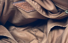 Load image into Gallery viewer, Fossil Womens Fiona Black Brown And White Leather Adjustable Strap Crossbody Bag
