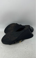 Load image into Gallery viewer, Athena Alexander Womens Black Gold Silver Slip-On Wedge Platform Heels Size 6

