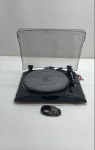 Load image into Gallery viewer, Ion Black Profile Pro USB Turntable Home Stereo System With Input Not Tested
