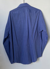 Load image into Gallery viewer, Pierre Cardin Mens Blue Long Sleeve Pointed Collar Dress Shirt Size 16.5 34/35
