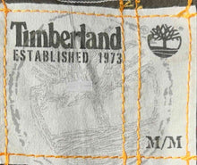 Load image into Gallery viewer, Timberland Mens Brown Striped Short Sleeve Collared Button-Up Shirt Size M
