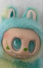 Load image into Gallery viewer, Pop Mart Green And Yellow Labubu The Monsters Replica Action Figure Keychain
