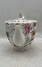 Load image into Gallery viewer, Set Of 5 Pcs Grace Teaware Multicolor Floral Porcelain Teapot Cups &amp; Saucers
