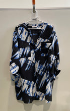 Load image into Gallery viewer, Calvin Klein Womens Multicolor Abstract Print Button Front Blouse Top No Size
