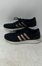 Load image into Gallery viewer, Adidas Womens Cloudfoam QT Racer AC8247 Black Lace-Up Sneaker Shoes Size 8
