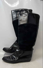 Load image into Gallery viewer, Charles David Womens Black Leather Almond Toe Knee-High Riding Boots Size 8.5 AA
