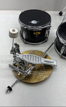 Load image into Gallery viewer, Eastar Black Beginner Student Band Drum Kit Set Of 3 With Its Stool
