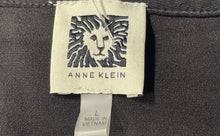 Load image into Gallery viewer, Anne Klein Womens Black Short Sleeve Henley Neck Blouse Top Size Large
